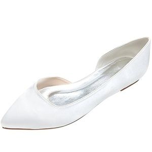 White D'Orsay Flats